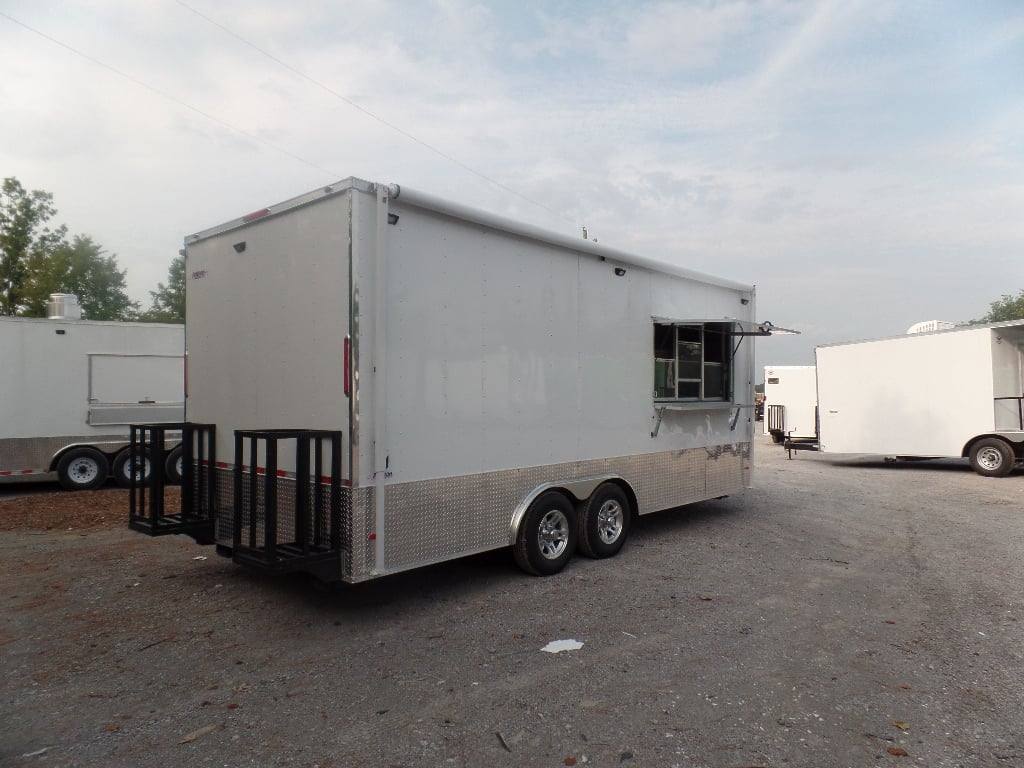 477-8.5-x-20-white-concession-food-event-trailer-9.jpg 8.5' x 20' White Concession Food Event Trailer