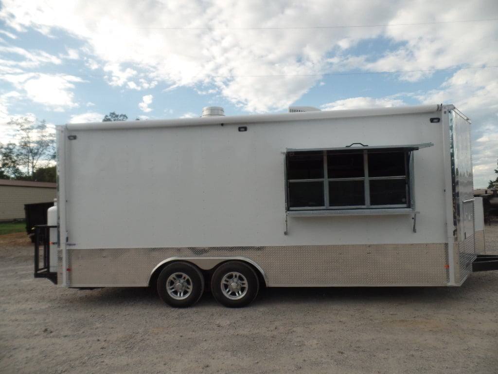 478-8.5-x-20-white-concession-food-event-trailer-with-appliances-25.jpg 8.5' x 20' White Concession Food Event Trailer With Appliances