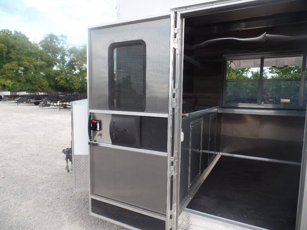 478-8.5-x-20-white-concession-food-event-trailer-with-appliances-27.jpg 8.5' x 20' White Concession Food Event Trailer With Appliances
