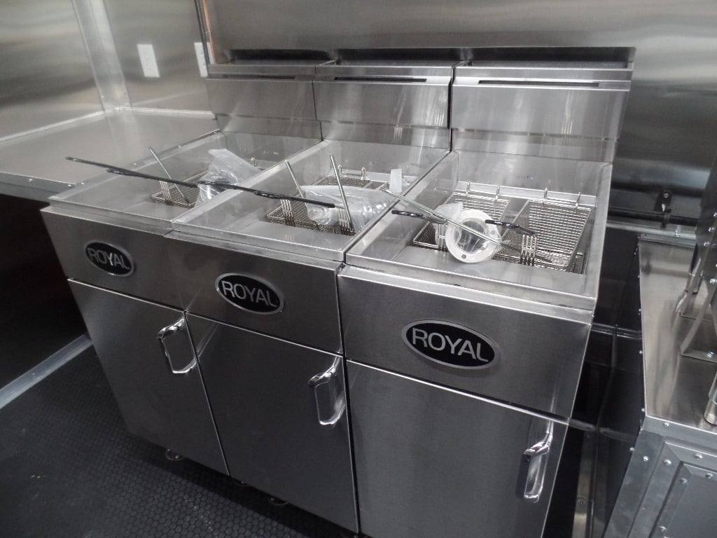 478-8.5-x-20-white-concession-food-event-trailer-with-appliances-9.jpg 8.5' x 20' White Concession Food Event Trailer With Appliances