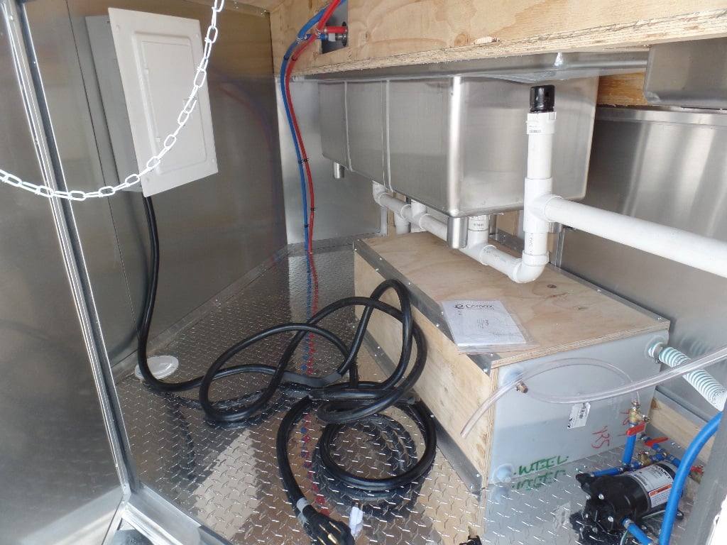 479-8.5-x-20-white-concession-food-trailer-7.jpg 8.5' x 20' White Concession Food Trailer