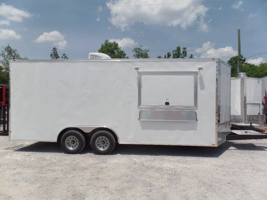 479-8.5-x-20-white-concession-food-trailer-8.jpg 8.5' x 20' White Concession Food Trailer
