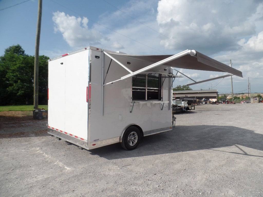 48-8.5-x-12-white-food-catering-concession-trailer-17.jpg 8.5' x 12' White Food Catering Concession Trailer