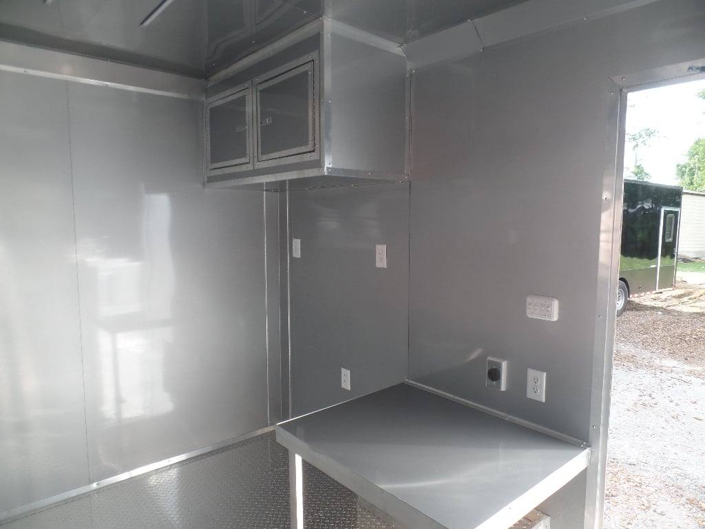 48-8.5-x-12-white-food-catering-concession-trailer-3.jpg 8.5' x 12' White Food Catering Concession Trailer
