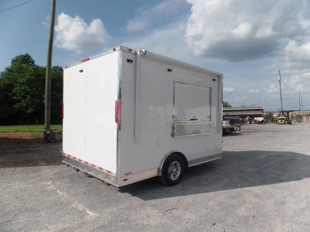 48-8.5-x-12-white-food-catering-concession-trailer-7.jpg 8.5' x 12' White Food Catering Concession Trailer