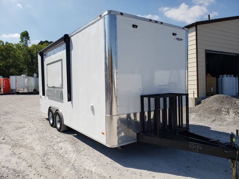 481-8.5-x-20-white-concession-food-trailer-10.jpg 8.5' x 20' White Concession Food Trailer