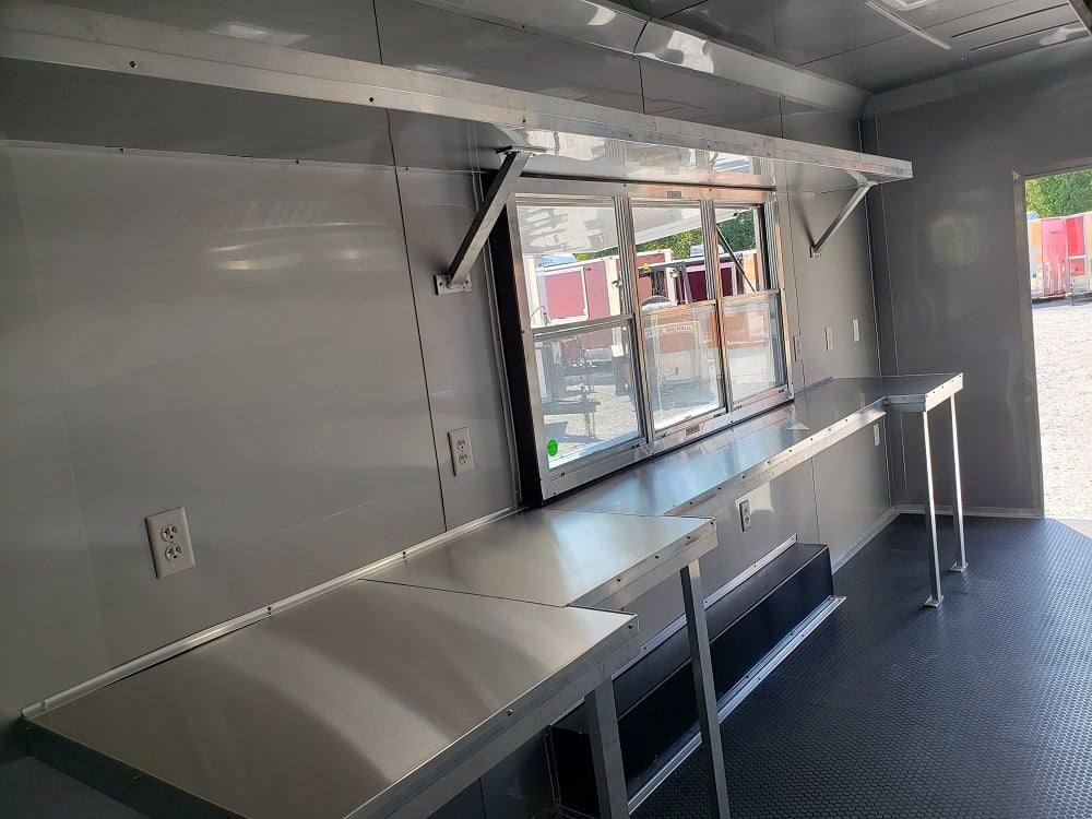 481-8.5-x-20-white-concession-food-trailer-14.jpg 8.5' x 20' White Concession Food Trailer