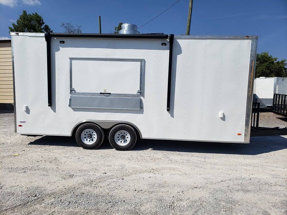 481-8.5-x-20-white-concession-food-trailer-21.jpg 8.5' x 20' White Concession Food Trailer