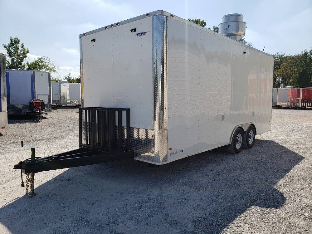 481-8.5-x-20-white-concession-food-trailer-22.jpg 8.5' x 20' White Concession Food Trailer