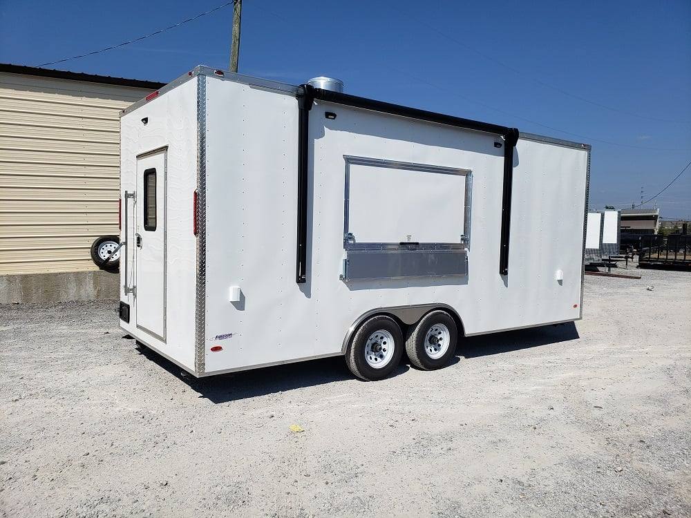 481-8.5-x-20-white-concession-food-trailer-23.jpg 8.5' x 20' White Concession Food Trailer