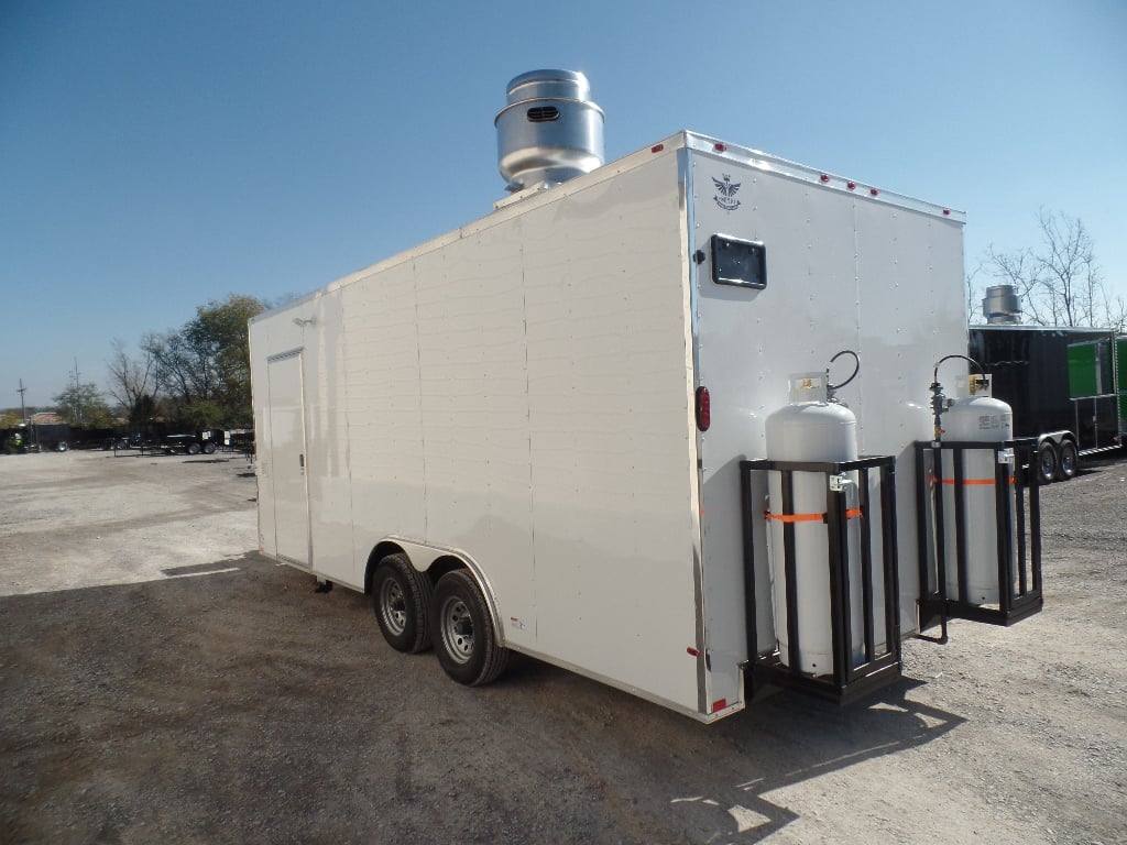 482-8.5-x-20-white-concession-food-trailer-with-appliances-11.jpg 8.5' x 20' White Concession Food Trailer With Appliances