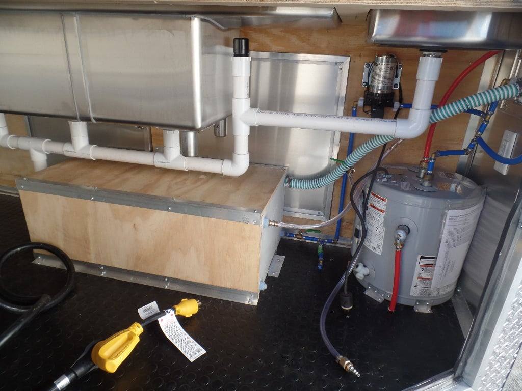 482-8.5-x-20-white-concession-food-trailer-with-appliances-13.jpg 8.5' x 20' White Concession Food Trailer With Appliances