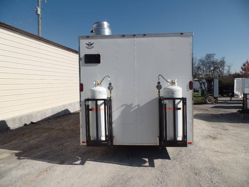 482-8.5-x-20-white-concession-food-trailer-with-appliances-14.jpg 8.5' x 20' White Concession Food Trailer With Appliances
