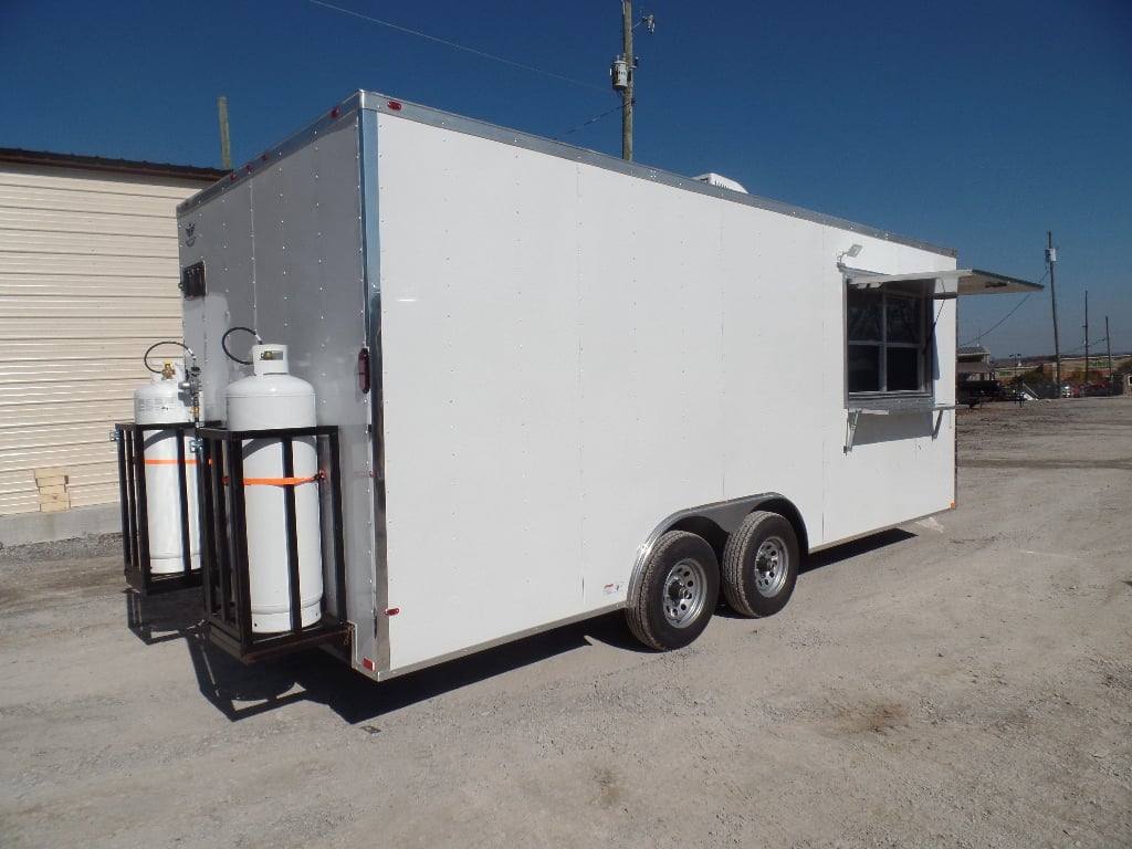482-8.5-x-20-white-concession-food-trailer-with-appliances-17.jpg 8.5' x 20' White Concession Food Trailer With Appliances