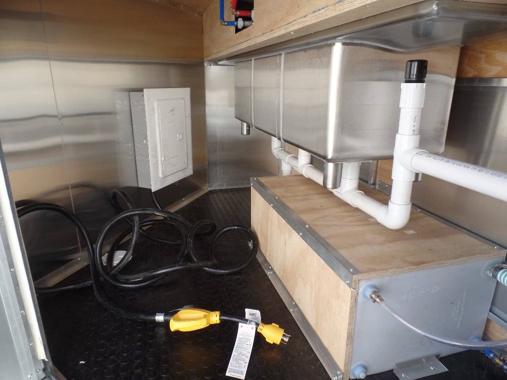 482-8.5-x-20-white-concession-food-trailer-with-appliances-19.jpg 8.5' x 20' White Concession Food Trailer With Appliances
