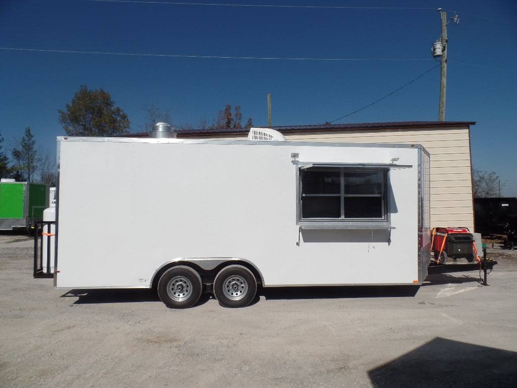 482-8.5-x-20-white-concession-food-trailer-with-appliances-20.jpg 8.5' x 20' White Concession Food Trailer With Appliances
