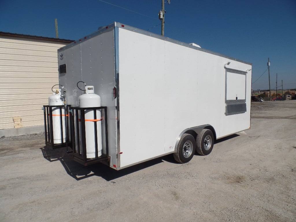 482-8.5-x-20-white-concession-food-trailer-with-appliances-26.jpg 8.5' x 20' White Concession Food Trailer With Appliances