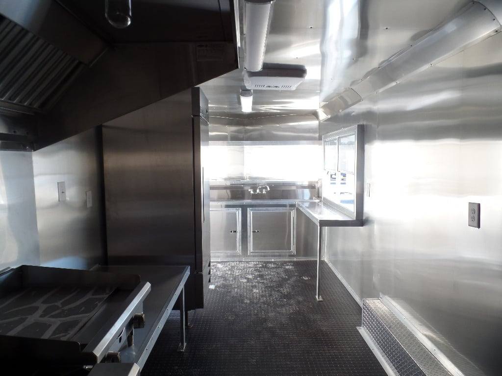 482-8.5-x-20-white-concession-food-trailer-with-appliances-29.jpg 8.5' x 20' White Concession Food Trailer With Appliances