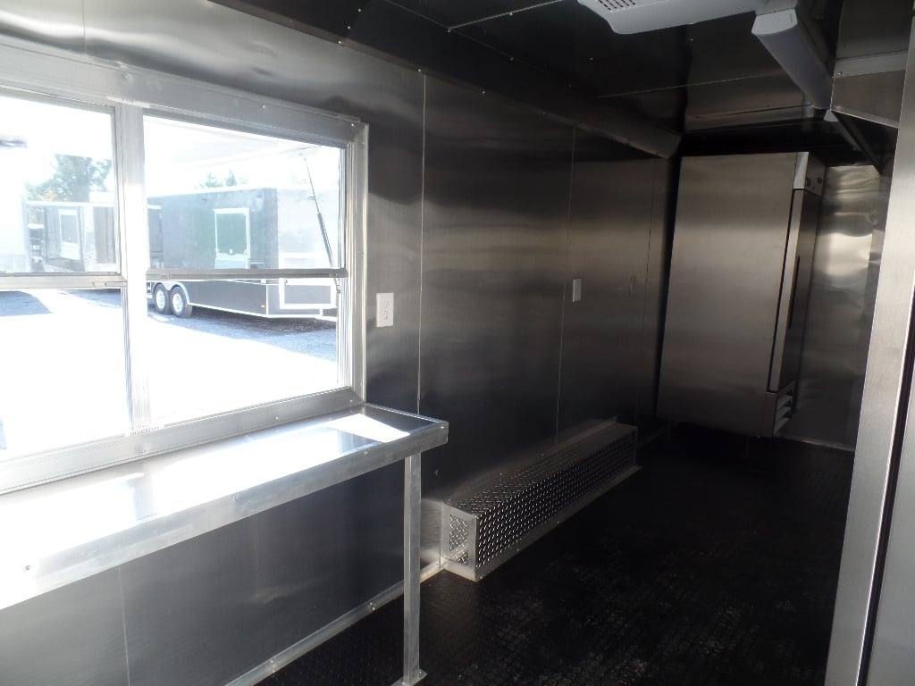 482-8.5-x-20-white-concession-food-trailer-with-appliances-3.jpg 8.5' x 20' White Concession Food Trailer With Appliances