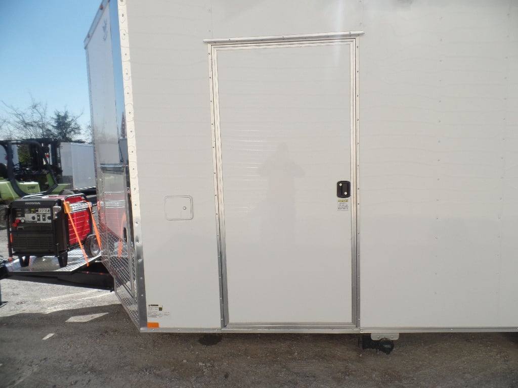 482-8.5-x-20-white-concession-food-trailer-with-appliances-7.jpg 8.5' x 20' White Concession Food Trailer With Appliances