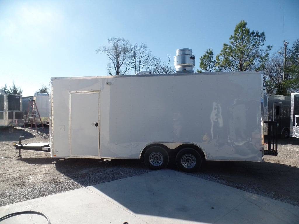 483-8.5-x-20-white-concession-food-trailer-with-appliances-13.jpg 8.5' x 20' White Concession Food Trailer With Appliances