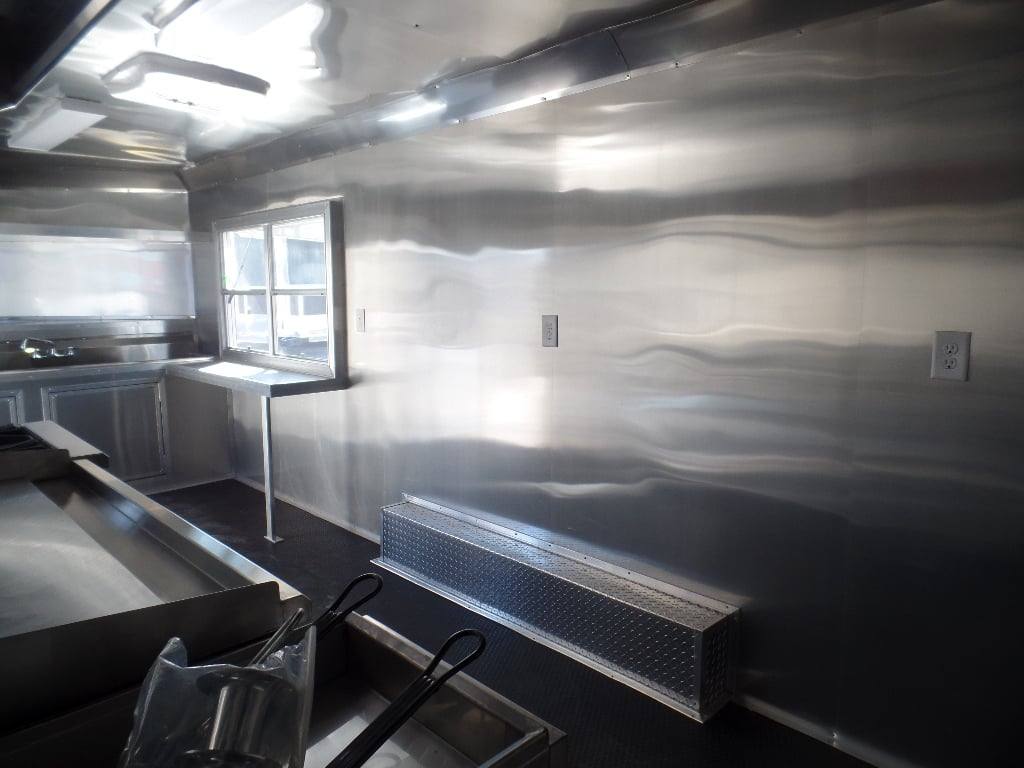 483-8.5-x-20-white-concession-food-trailer-with-appliances-23.jpg 8.5' x 20' White Concession Food Trailer With Appliances