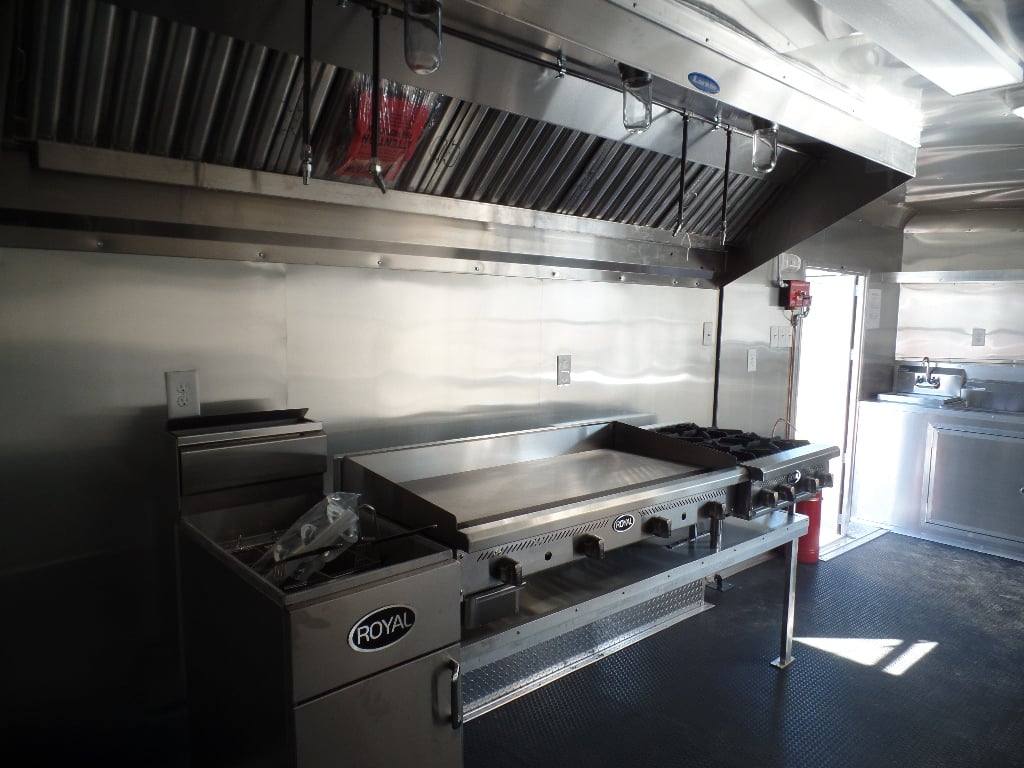483-8.5-x-20-white-concession-food-trailer-with-appliances-27.jpg 8.5' x 20' White Concession Food Trailer With Appliances