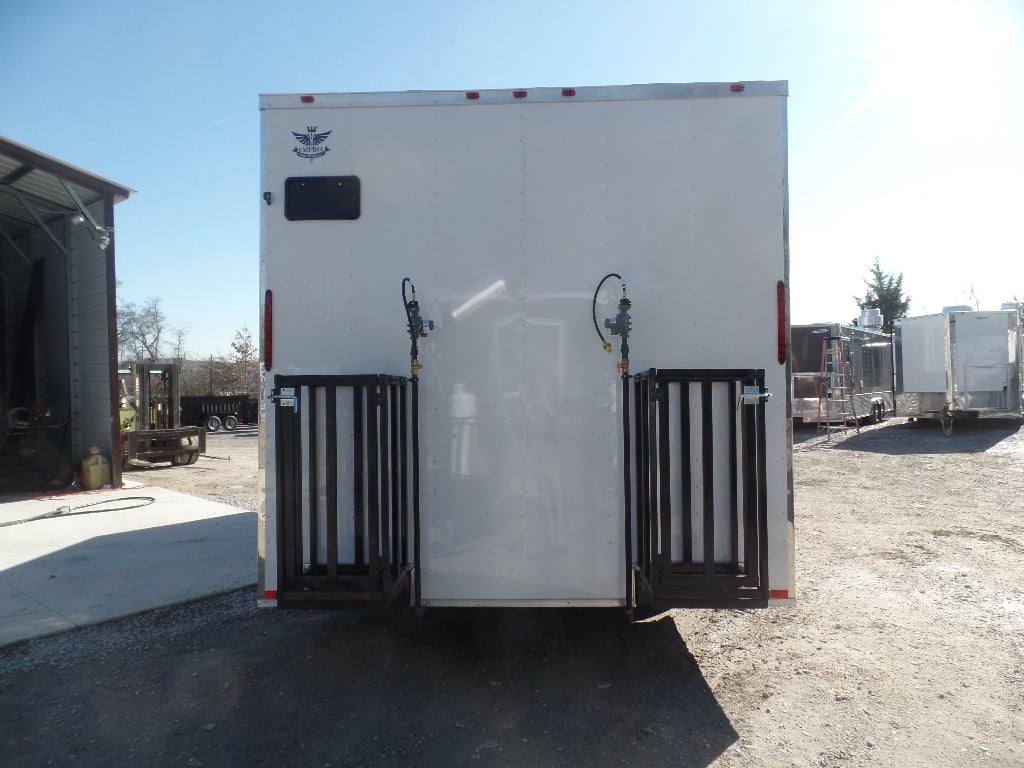 483-8.5-x-20-white-concession-food-trailer-with-appliances-28.jpg 8.5' x 20' White Concession Food Trailer With Appliances