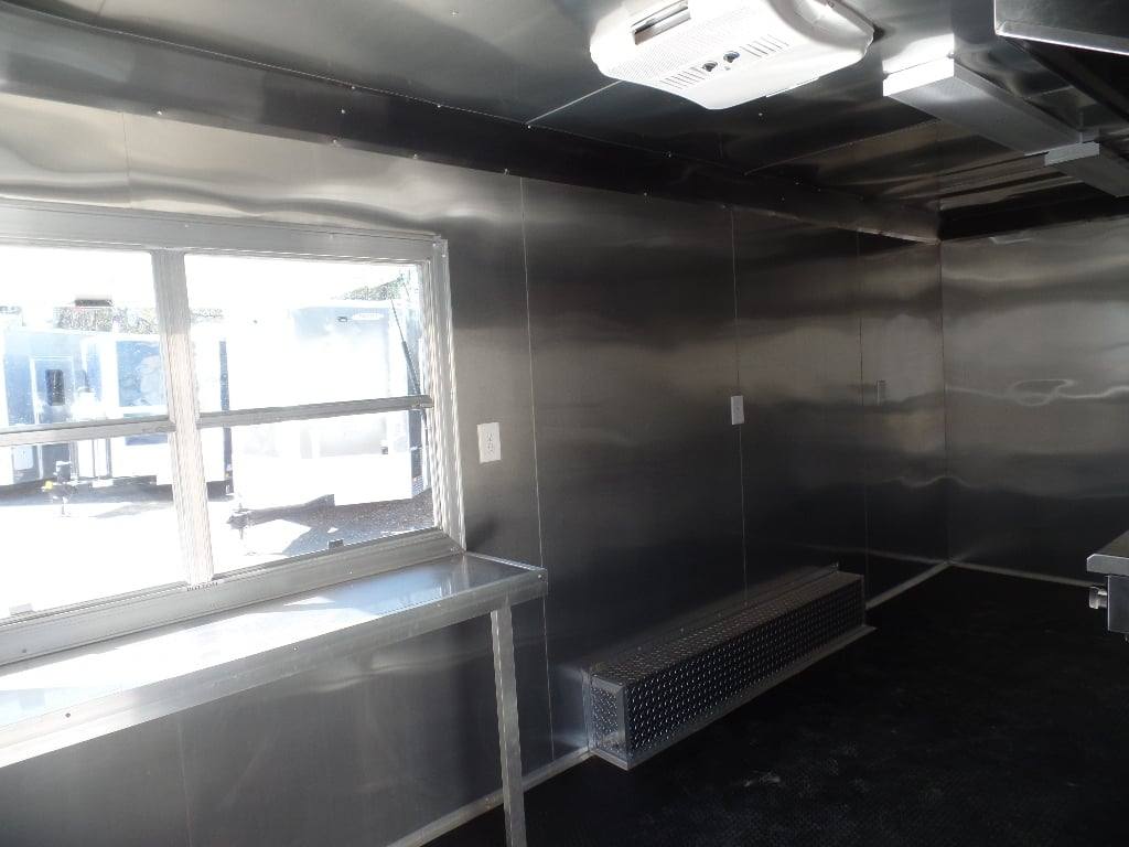 483-8.5-x-20-white-concession-food-trailer-with-appliances-30.jpg 8.5' x 20' White Concession Food Trailer With Appliances