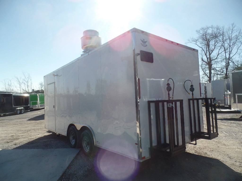 483-8.5-x-20-white-concession-food-trailer-with-appliances-31.jpg 8.5' x 20' White Concession Food Trailer With Appliances