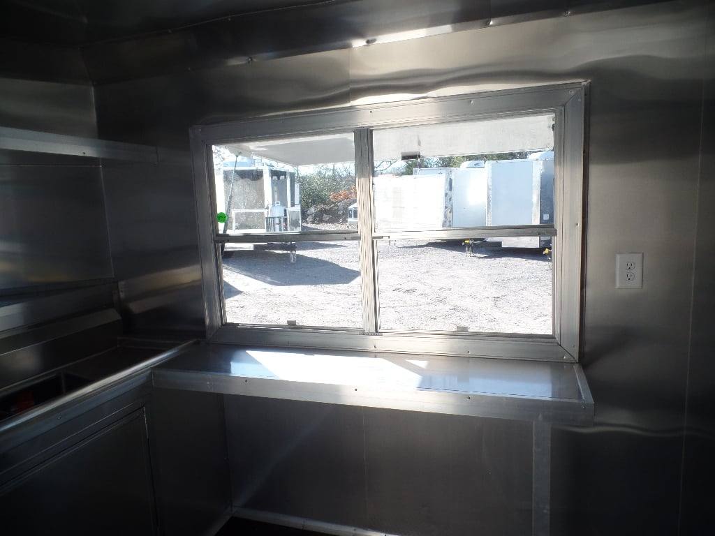 483-8.5-x-20-white-concession-food-trailer-with-appliances-5.jpg 8.5' x 20' White Concession Food Trailer With Appliances