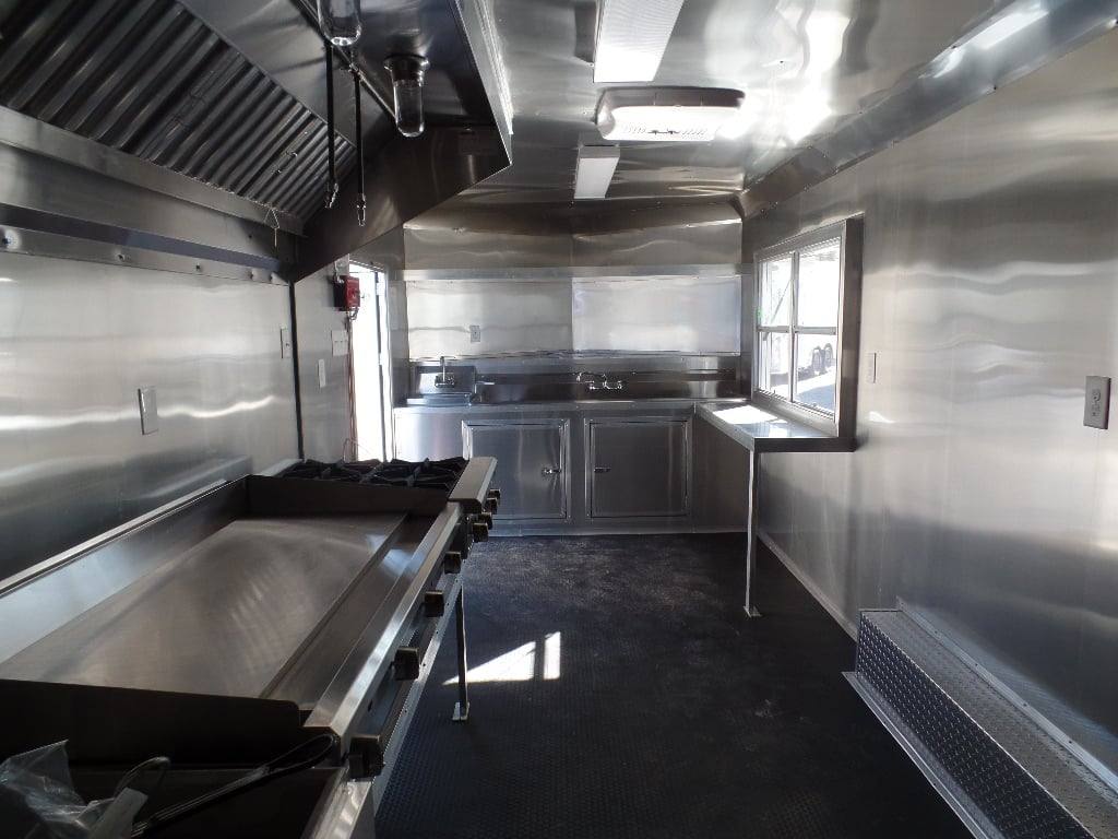 483-8.5-x-20-white-concession-food-trailer-with-appliances-9.jpg 8.5' x 20' White Concession Food Trailer With Appliances