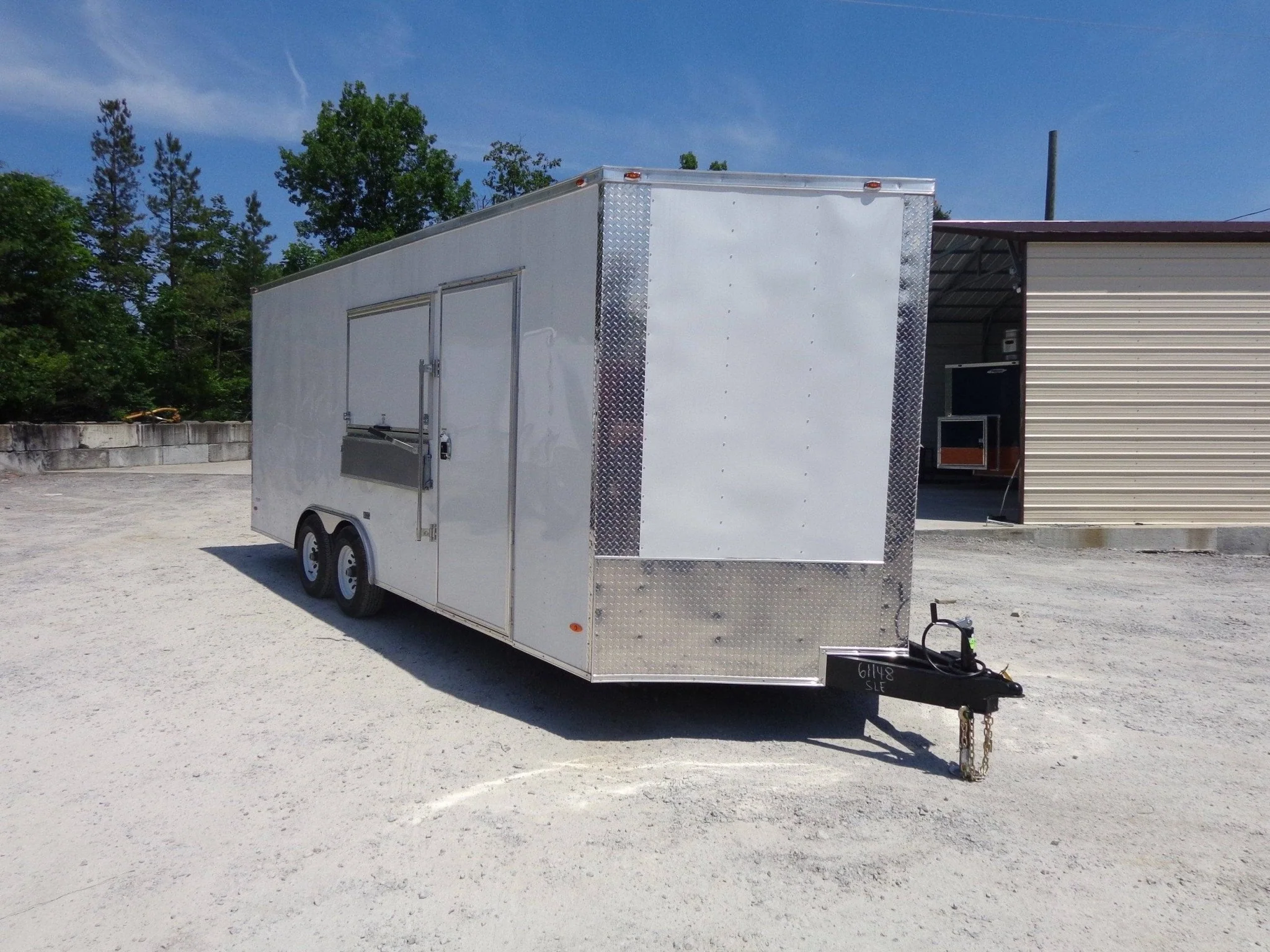 484-8.5-x-20-white-concession-food-trailer-with-appliances-12.webp 8.5' x 20' White Concession Food Trailer With Appliances
