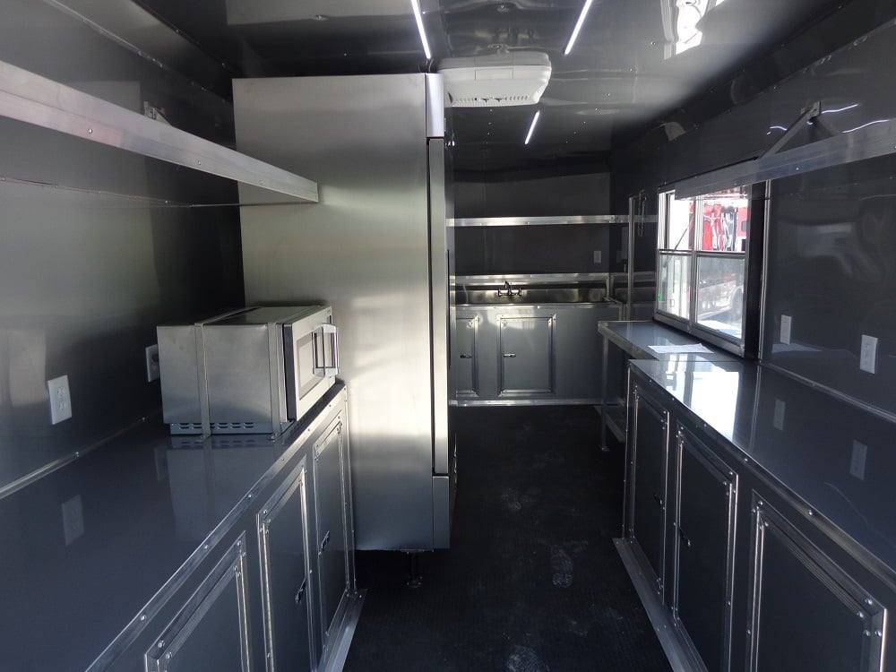 484-8.5-x-20-white-concession-food-trailer-with-appliances-13.jpg 8.5' x 20' White Concession Food Trailer With Appliances