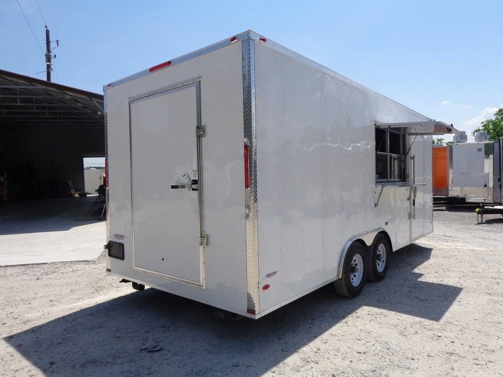 484-8.5-x-20-white-concession-food-trailer-with-appliances-18.jpg 8.5' x 20' White Concession Food Trailer With Appliances
