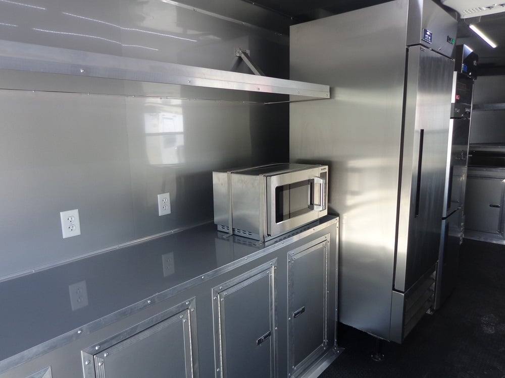 484-8.5-x-20-white-concession-food-trailer-with-appliances-5.jpg 8.5' x 20' White Concession Food Trailer With Appliances