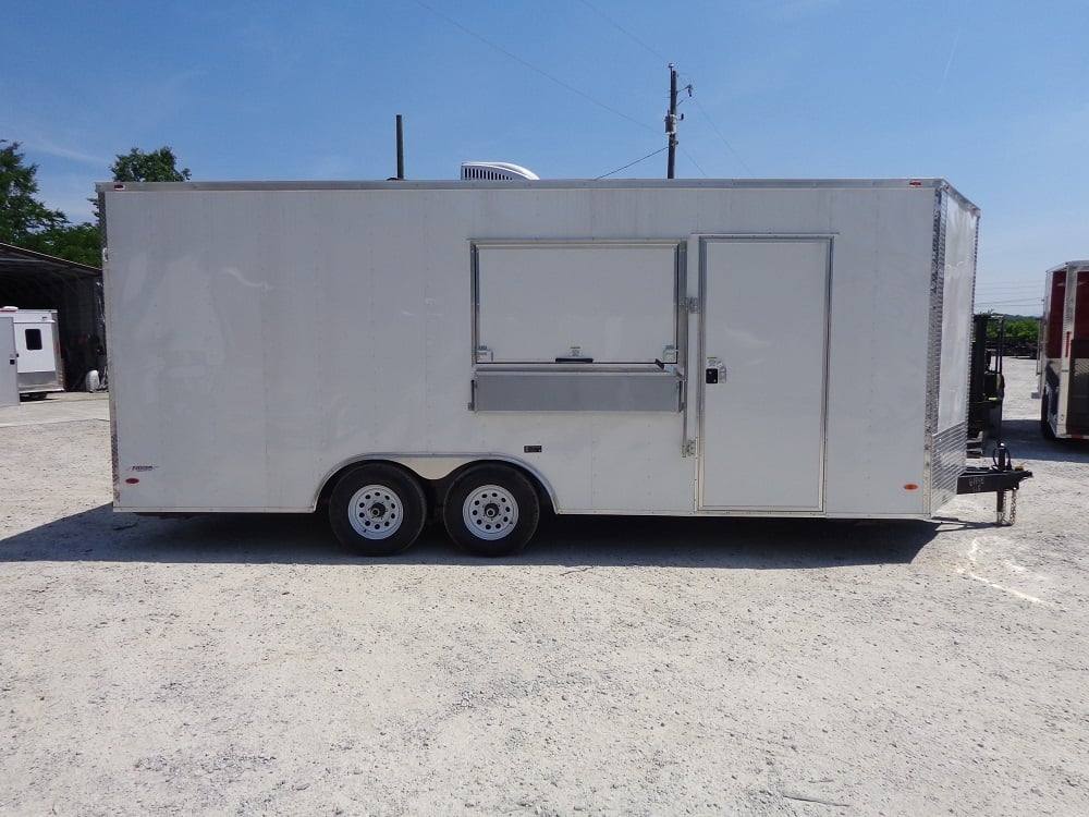 484-8.5-x-20-white-concession-food-trailer-with-appliances-9.jpg 8.5' x 20' White Concession Food Trailer With Appliances