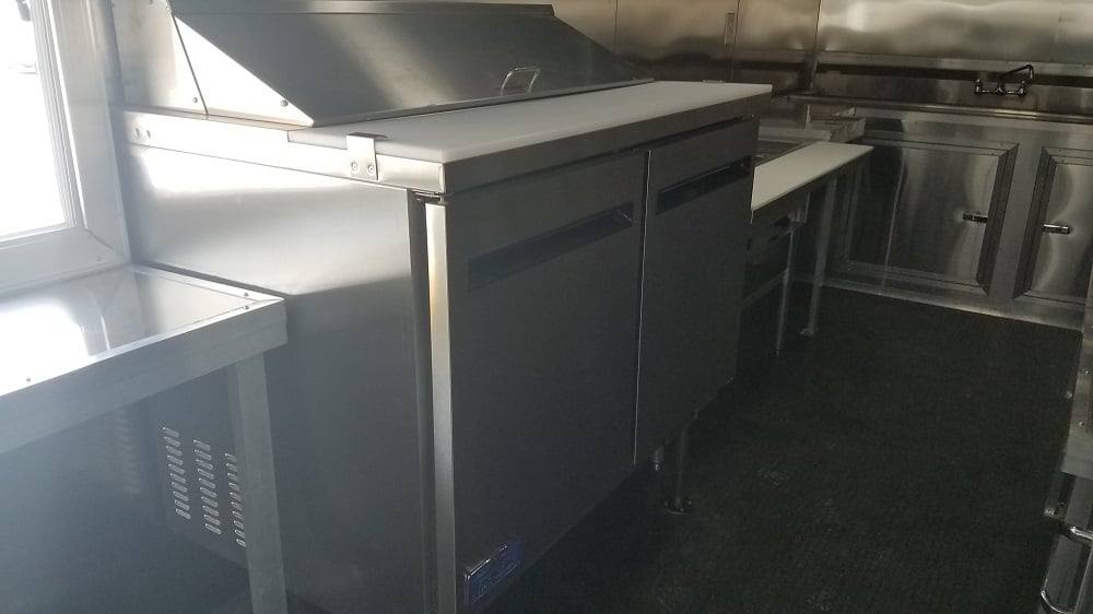 485-8.5-x-20-white-concession-food-trailer-with-appliances-13.jpg 8.5' x 20' White Concession Food Trailer with Appliances