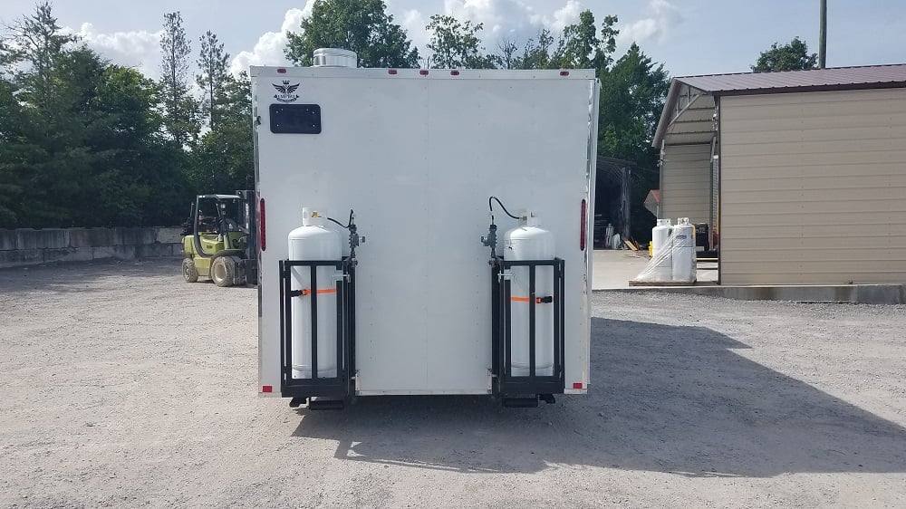 485-8.5-x-20-white-concession-food-trailer-with-appliances-15.jpg 8.5' x 20' White Concession Food Trailer with Appliances