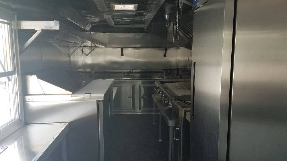 485-8.5-x-20-white-concession-food-trailer-with-appliances-19.jpg 8.5' x 20' White Concession Food Trailer with Appliances