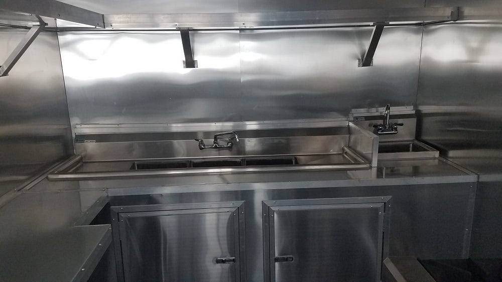 485-8.5-x-20-white-concession-food-trailer-with-appliances-21.jpg 8.5' x 20' White Concession Food Trailer with Appliances