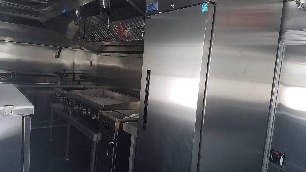 485-8.5-x-20-white-concession-food-trailer-with-appliances-24.jpg 8.5' x 20' White Concession Food Trailer with Appliances