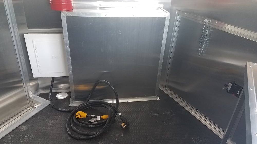 485-8.5-x-20-white-concession-food-trailer-with-appliances-4.jpg 8.5' x 20' White Concession Food Trailer with Appliances