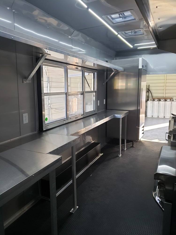 486-8.5-x-20-white-concession-food-trailer-with-appliances-11.jpg 8.5' x 20' White Concession Food Trailer With Appliances