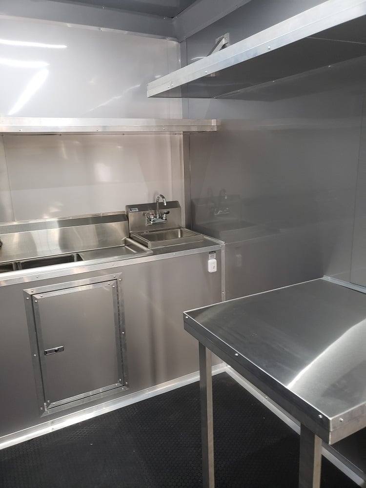 486-8.5-x-20-white-concession-food-trailer-with-appliances-13.jpg 8.5' x 20' White Concession Food Trailer With Appliances