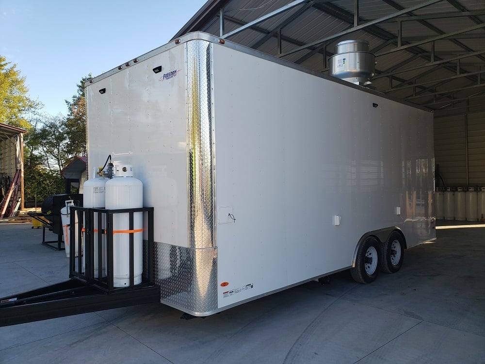 486-8.5-x-20-white-concession-food-trailer-with-appliances-19.jpg 8.5' x 20' White Concession Food Trailer With Appliances