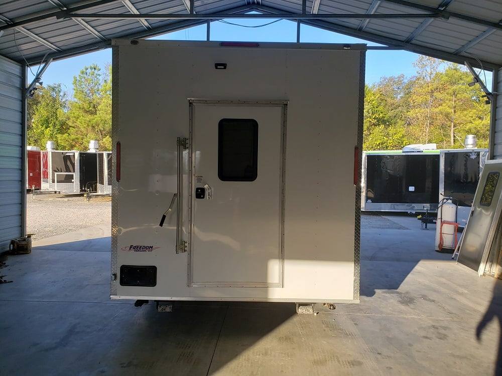 486-8.5-x-20-white-concession-food-trailer-with-appliances-6.jpg 8.5' x 20' White Concession Food Trailer With Appliances