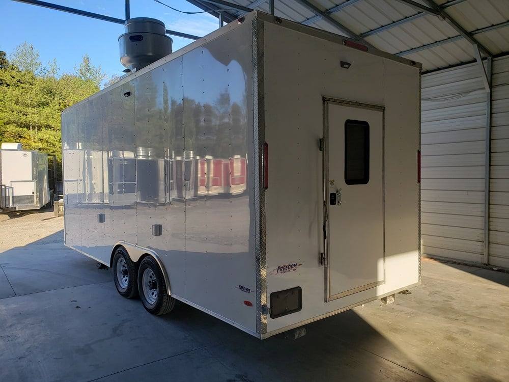 486-8.5-x-20-white-concession-food-trailer-with-appliances-8.jpg 8.5' x 20' White Concession Food Trailer With Appliances