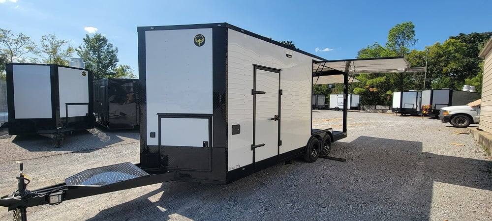 8.5' X 20' White Concession Trailer Food Event Catering