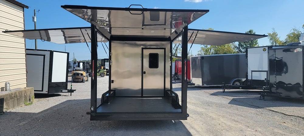 8.5' X 20' White Concession Trailer Food Event Catering